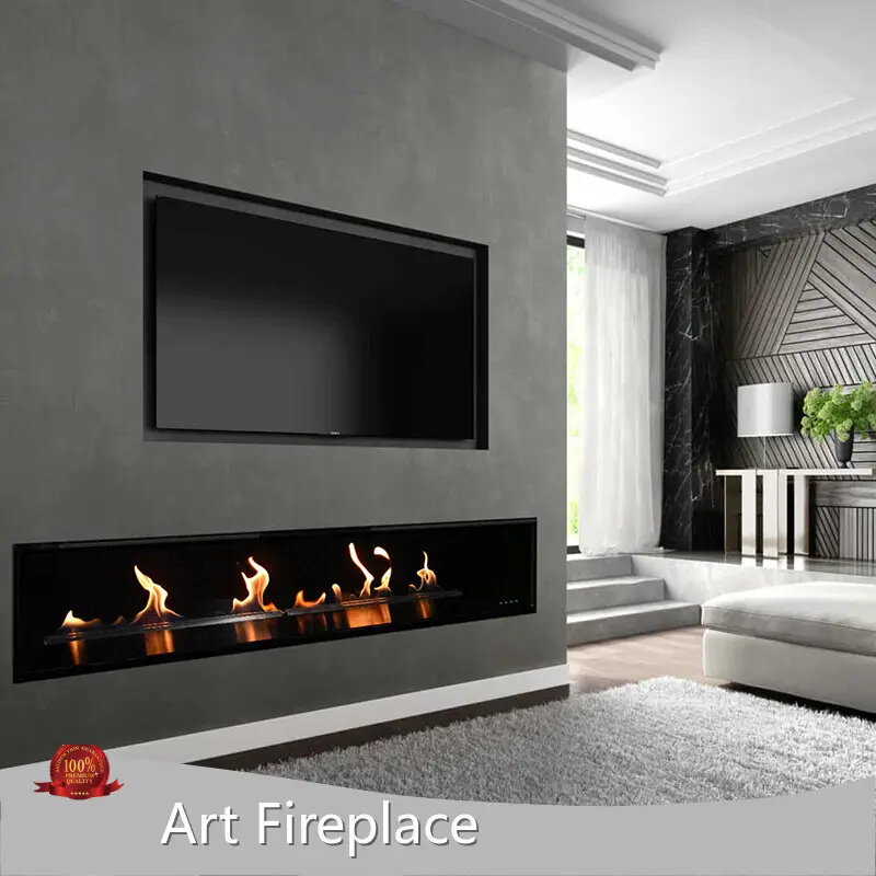 Chimenea de bioetanol Malta con control de llama de 3 etapas. Venta al por mayor de etanol - Art Fireplace 1