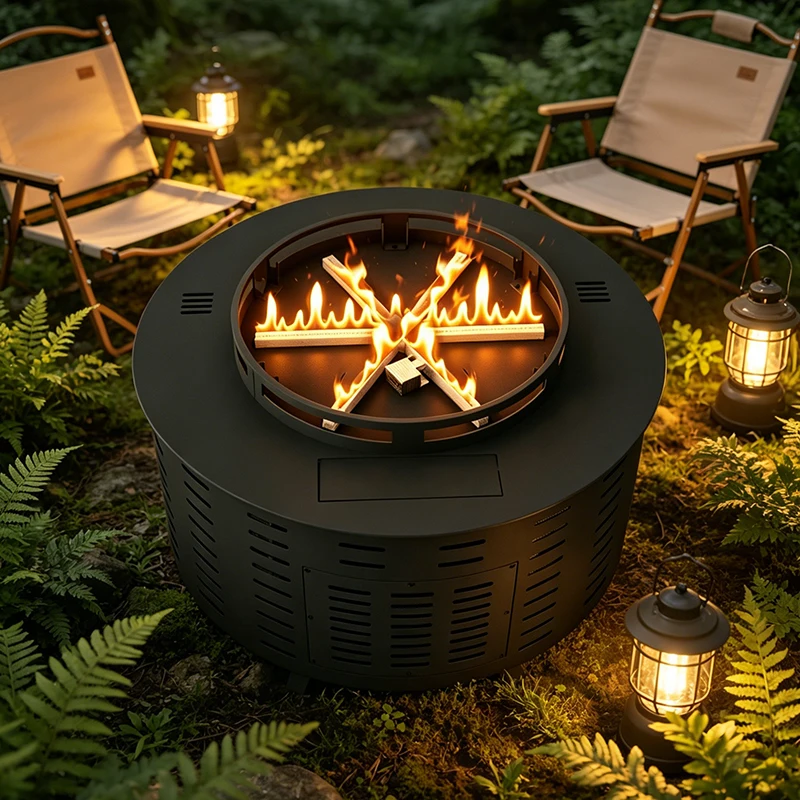 MFR650 Bioethanol Fire Pit - Premium Indoor & Outdoor Fireplace Insert 1