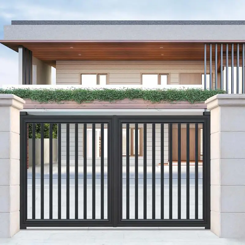 Modern aluminum fences
