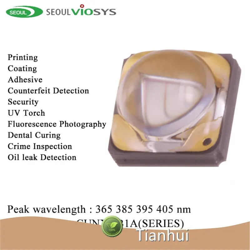300nm Led 3.5W/3.6W/3.7W Tianhui Brand 3.5V/3.6V/3.7V 1