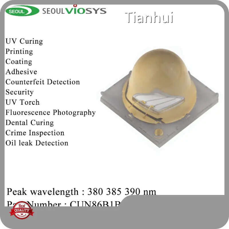 265nm Uvc Led Bulk Buy 1/1.04/1.16/1.25W Tianhui 1
