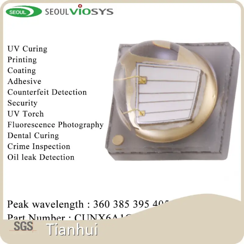Tianhui 385 Nm Led 1.85W/2.15W/2.1W/2.05Whigh safety 1