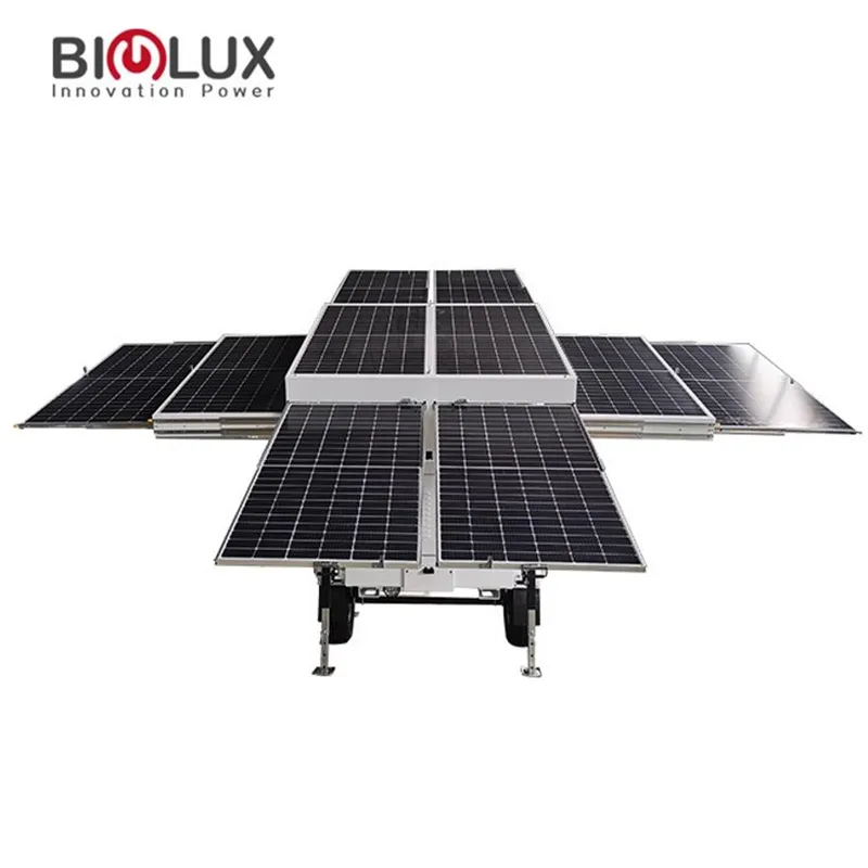 Custom 10x460W Monocrystalline Silicon Mobile Solar Power Plant 10kW/10kVA with 50/60 Hz BIGLUX 2