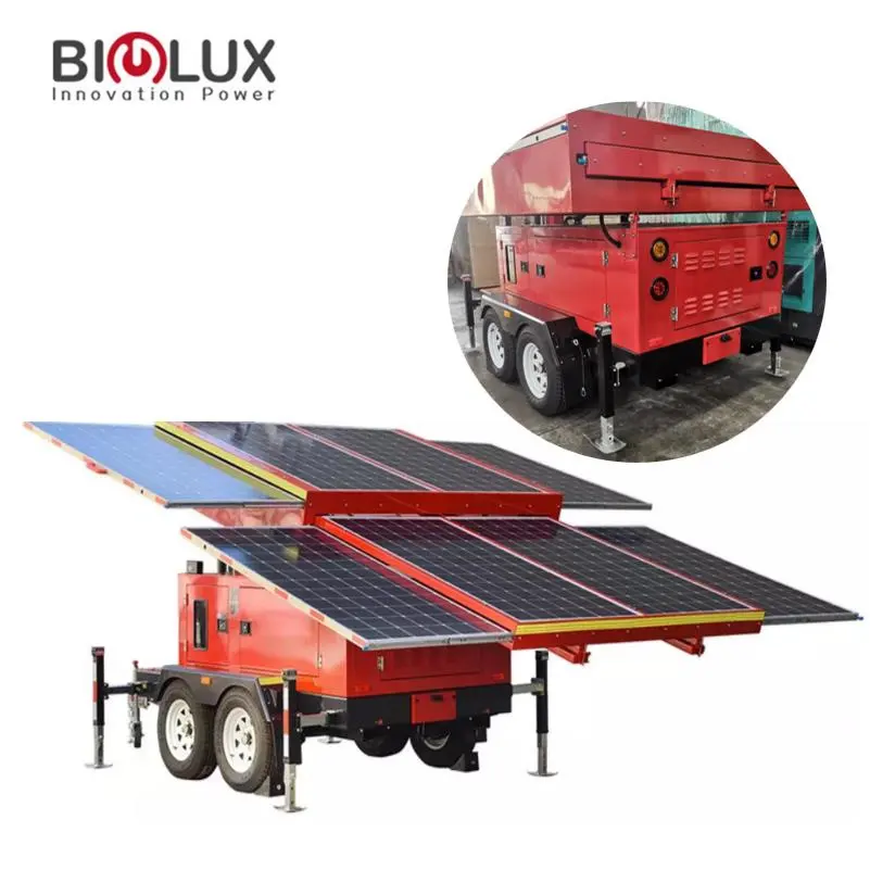 BIGLUX Brand 8x460W Mono Crystalline Silicon One 19.2 Hours for 1.6kW Mobile Solar Power Units... 2