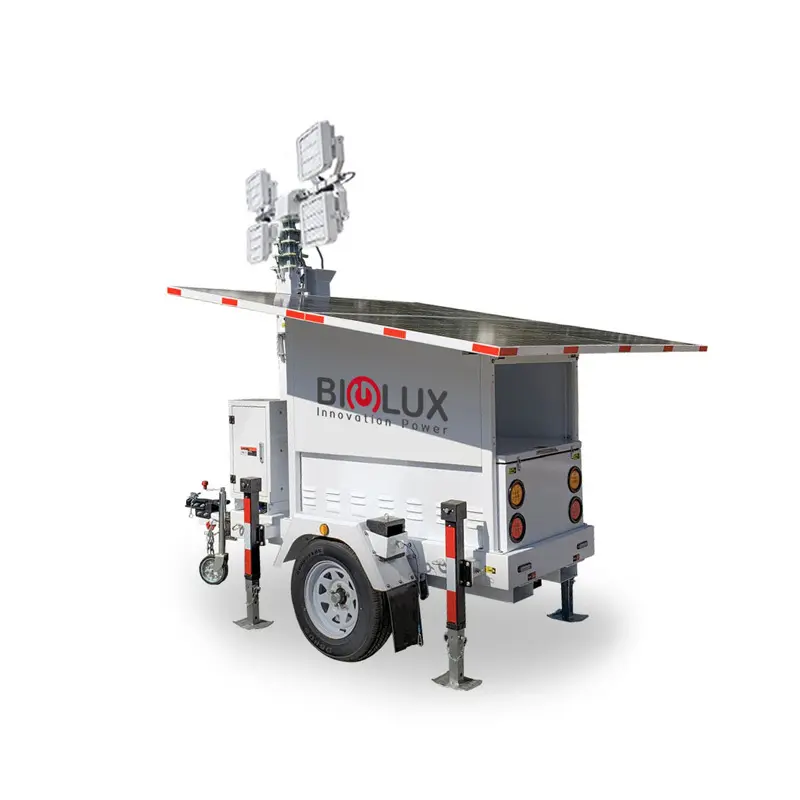 BIGLUX Brand China 2*460w Custom Mobile Floodlight Tower with Generator 5
