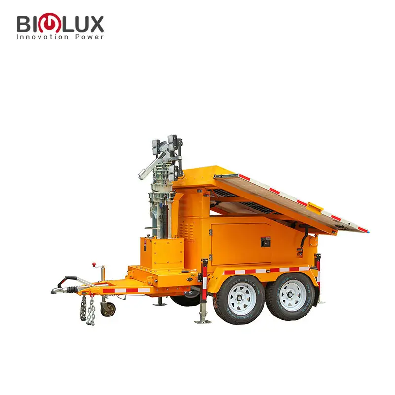 BIGLUX - Mobile Solar Power Trailer Steel Q235 Biglux 2