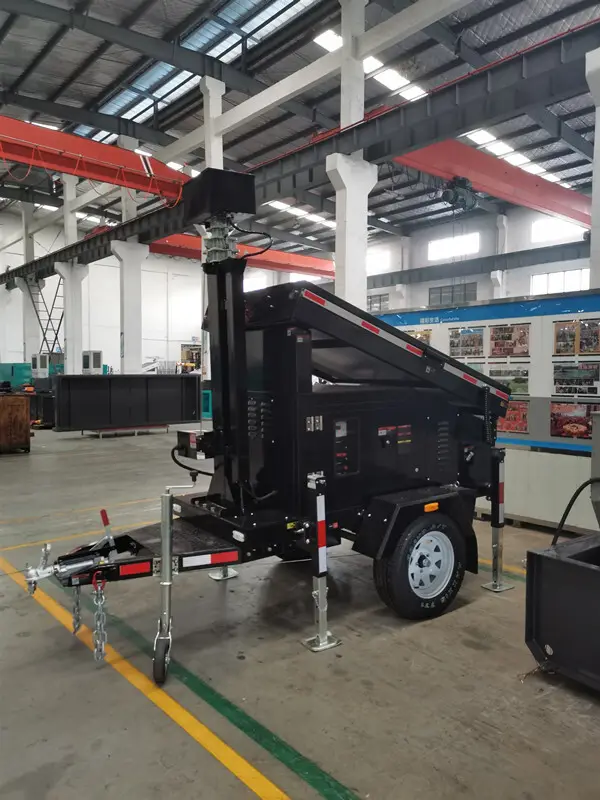 China Portable Solar Power Systems Trailer 4 Days for 120w BIGLUX Company 3
