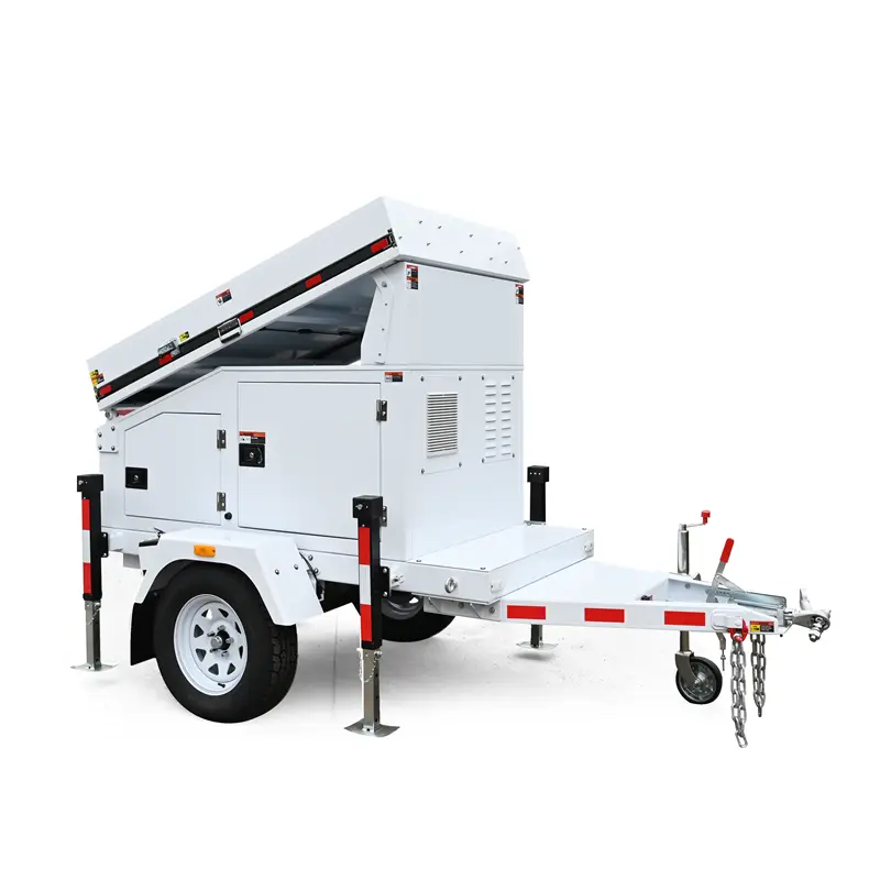 Portable Solar Generator Trailer 3*460w DC12V 3kw BIGLUX Brand 6