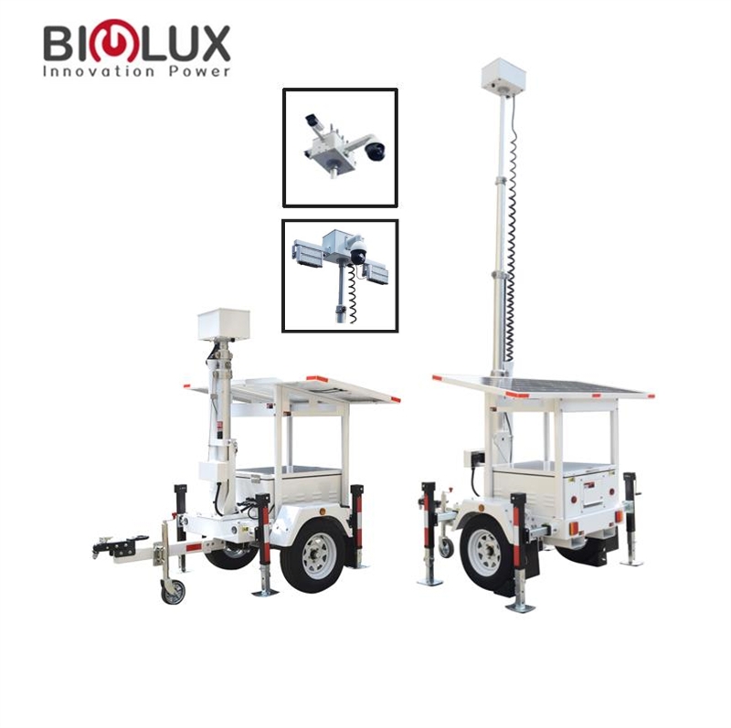 Solar Light and Camera Tower Trailer BIGLUX