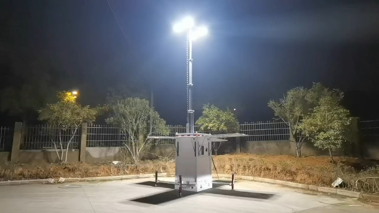 Menara Cahaya Suria Mudah Alih LED Biglux 360 Putaran Untuk Perniagaan Sewa 1