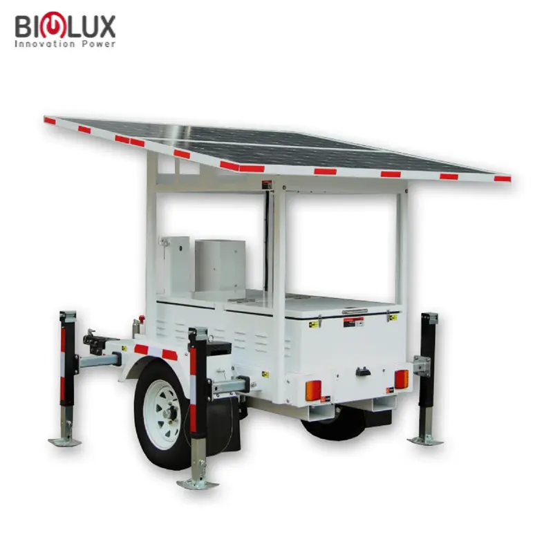 2 Mobile Solar Generator Trailer Single Axle BIGLUX Company 2