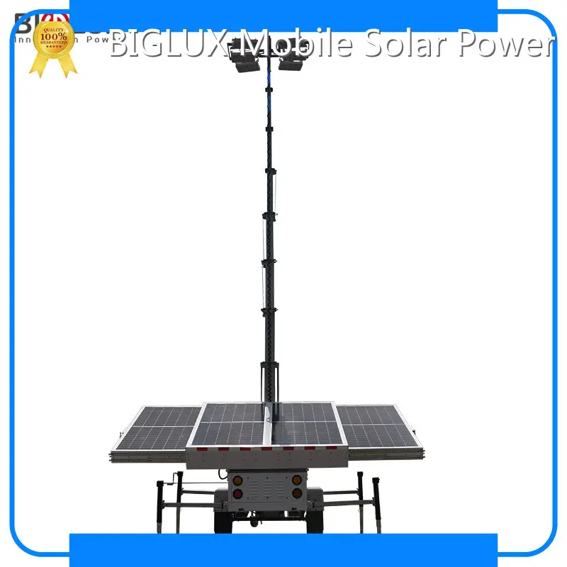 Wholesale Mobile Solar Panel Trailer BIGLUX Brand 1