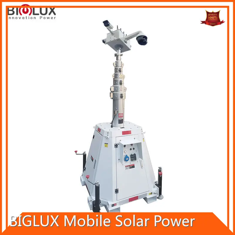 BIGLUX Brand Solar Cctv Trailer 1