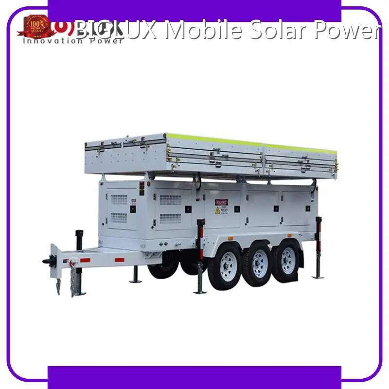 Mobile Solar Generator Trailer Mobile Solar Generator Trailer BIGLUX Brand 1