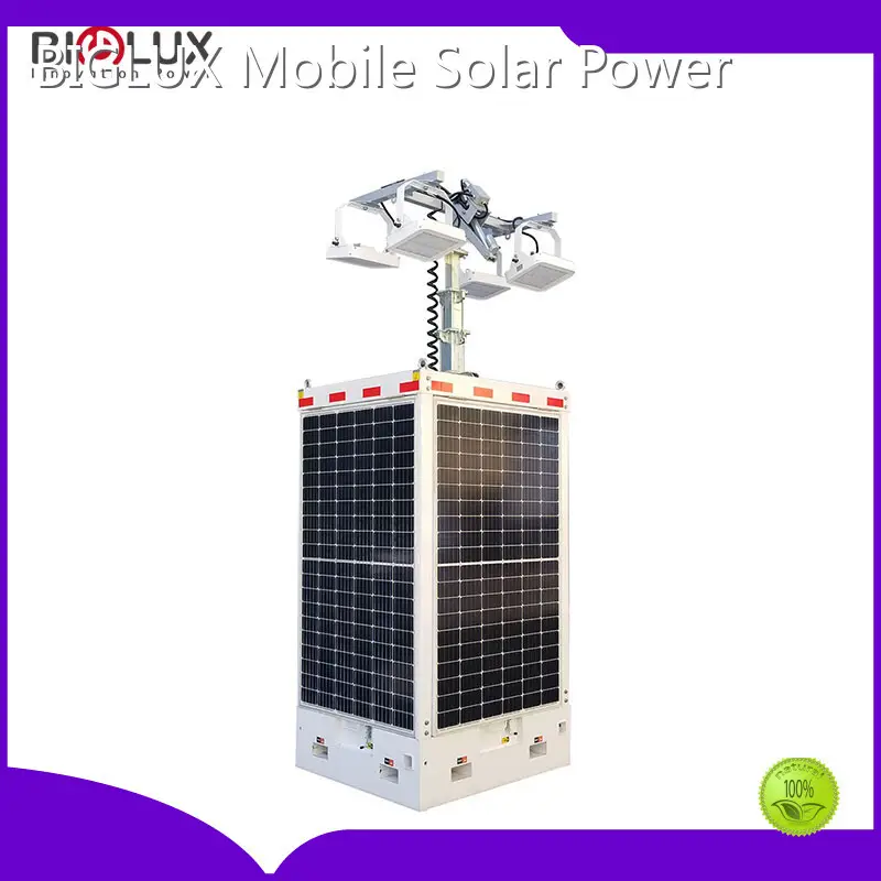 BIGLUX Brand Custom Mobile Floodlight Tower with Generator 1