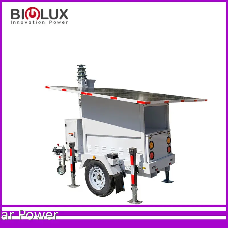 Custom Solar Surveillance Trailer BIGLUX 1