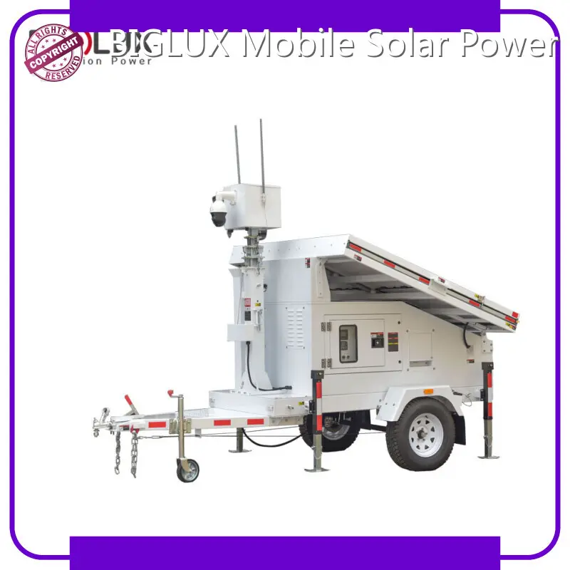 Solar Surveillance Trailer Solar Surveillance Trailer BIGLUX Brand 1