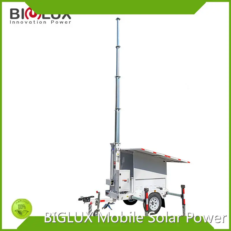 Custom Portable Security Camera Towers BIGLUX 1