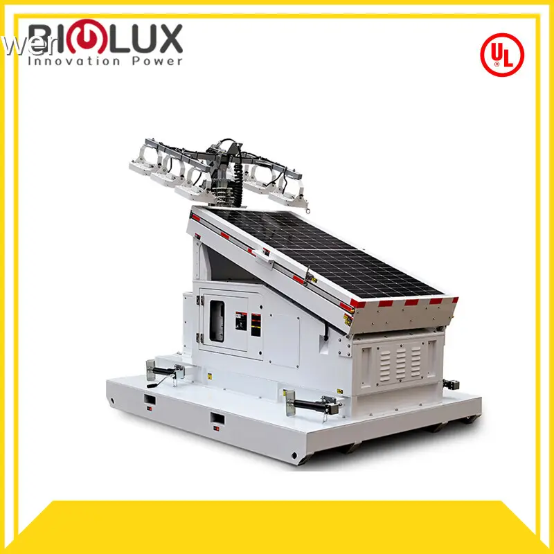 Mobile Floodlight Tower with Generator BIGLUX Brand Company 1