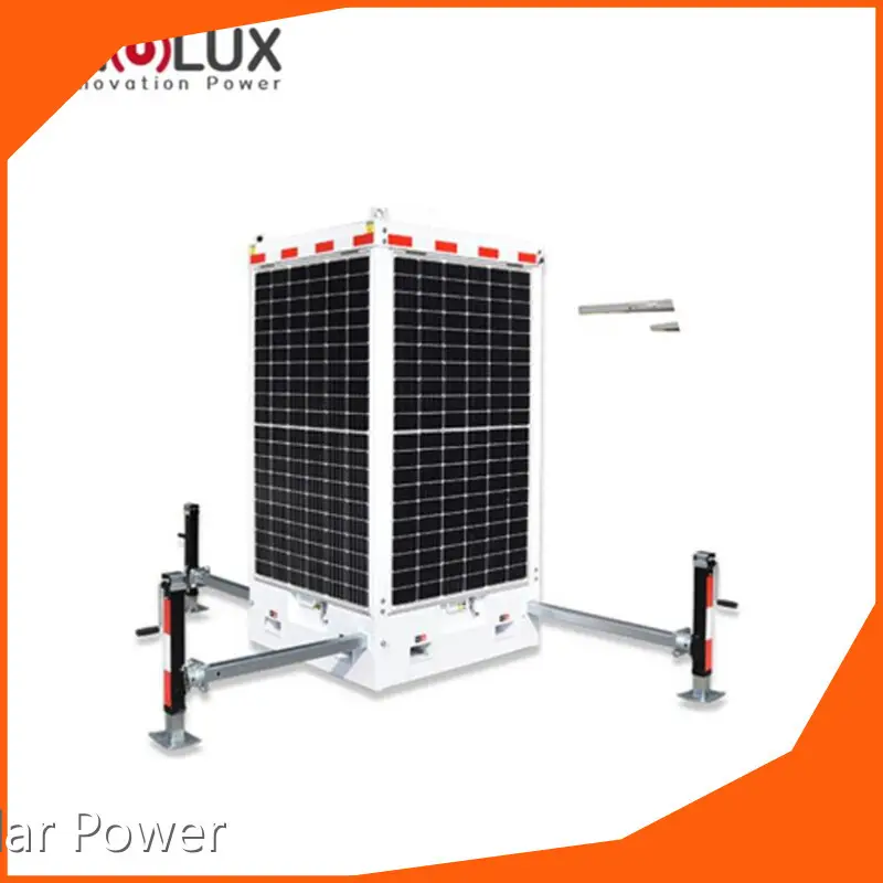 Portable Solar Generator Trailer BIGLUX Company 1