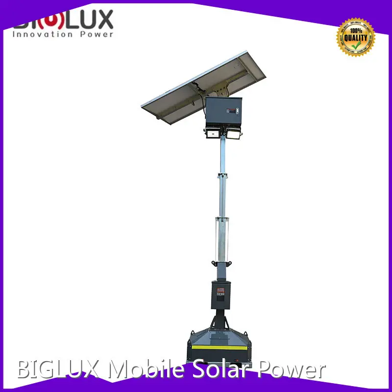 Mobile Floodlight Tower with Generator BIGLUX Brand Company-1 1