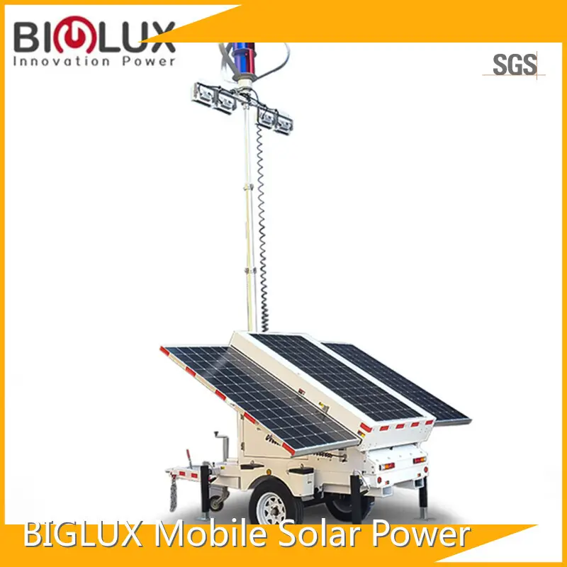 BIGLUX Brand Portable Solar Light Tower 1