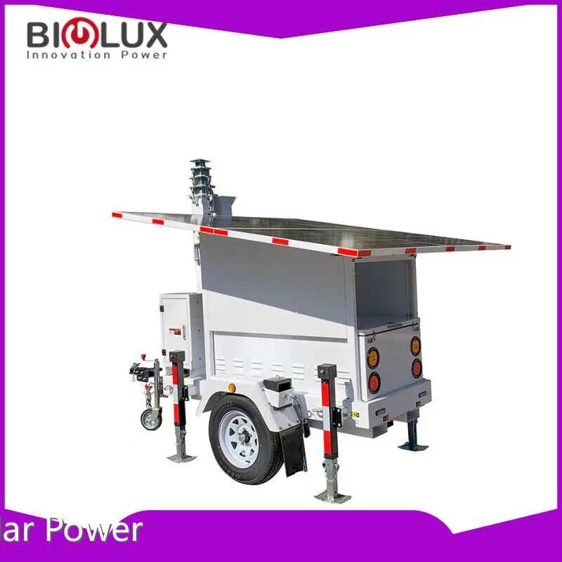 Solar Surveillance Trailer BIGLUX Brand Solar Surveillance Trailer 1