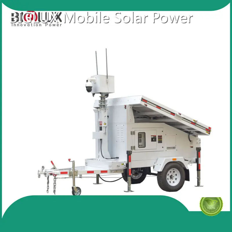 Wholesale Mobile Solar Security Trailer BIGLUX Brand 1