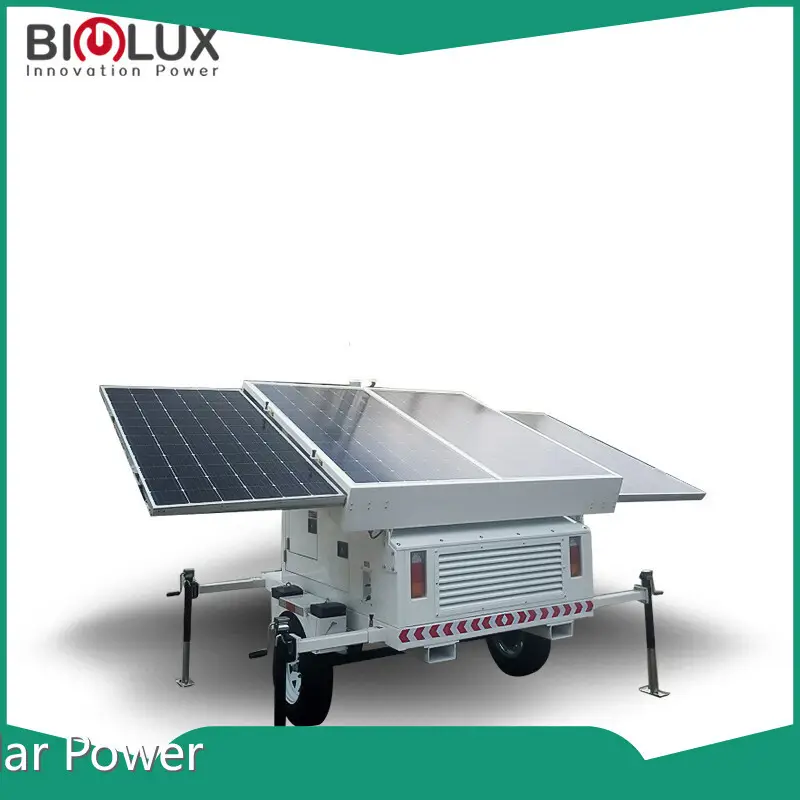 1 2 Portable Solar Generator Trailer 19.2 Hours for 800w BIGLUX Company 1