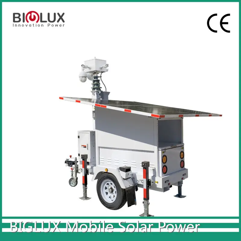 Solar Surveillance Trailer 2*460w BIGLUX Brand Company 1