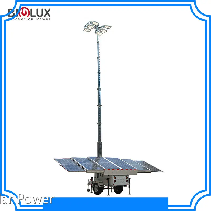 BIGLUX 180000Lms 60A MPPT Mobile Lighting Tower Manufacturers 1
