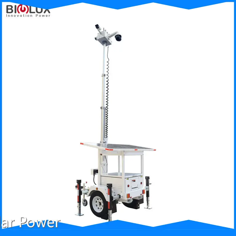 Portable Surveillance Camera Tower 2 × 200Ah Switch Warranty BIGLUX 1