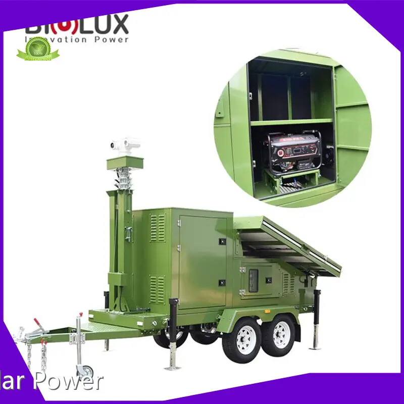 5kW Diesel Genset with Charger and Hybrid System 4x460W Monocrystalline Silicon 2 at Back Port... 1