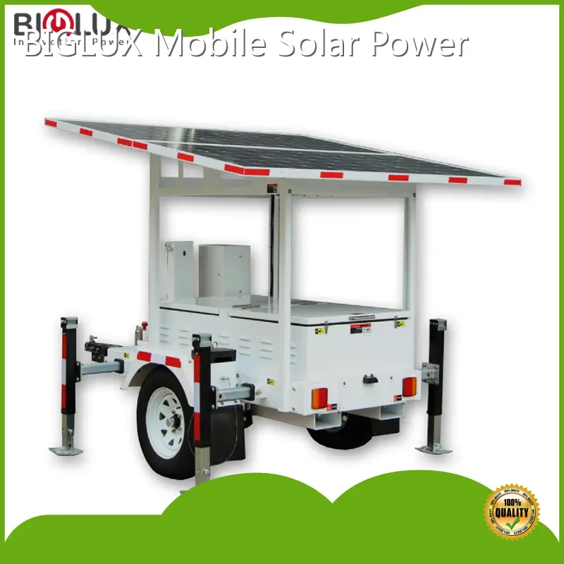 DC12V 45 Days Portable Solar Generator Trailer 40A MPPT BIGLUX Company 1