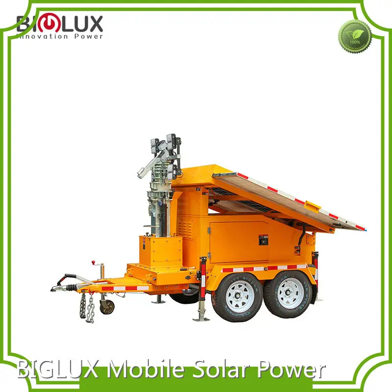 BIGLUX - Mobile Solar Power Trailer Steel Q235 Biglux 1