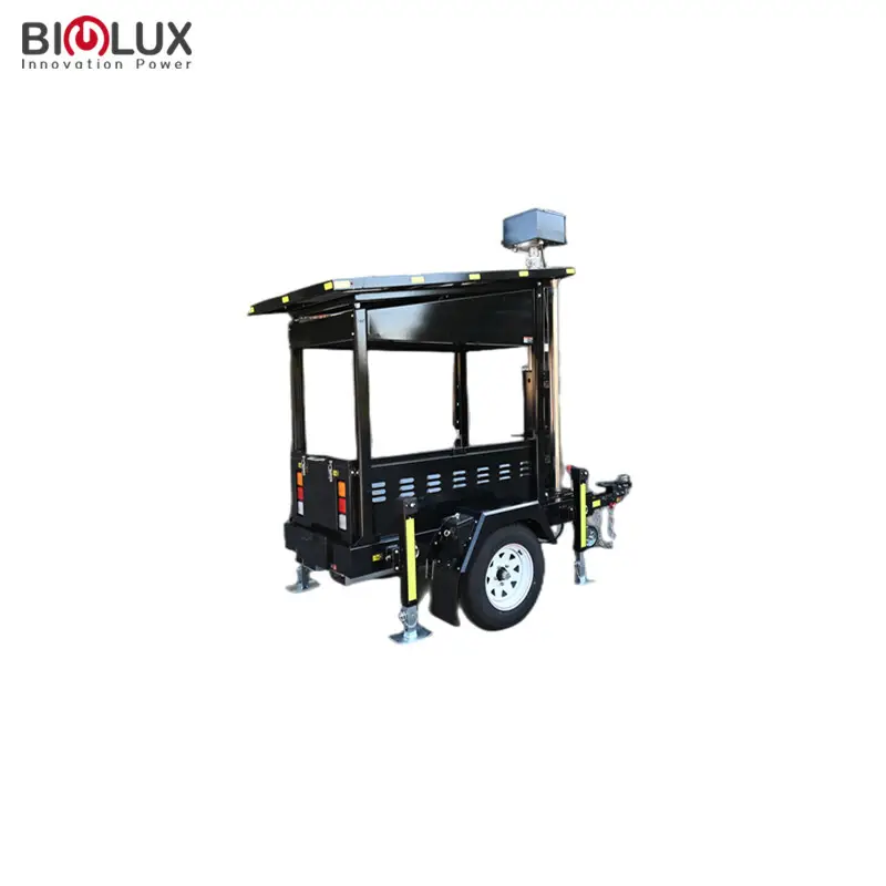 Biglux Custom Aluminum Alloy 4 × 200Ah Solar Camera Trailer BIGLUX 4 Days for 80w 2