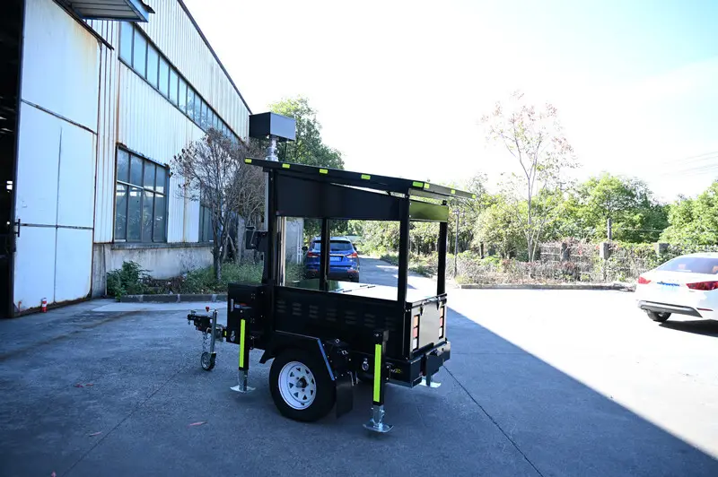 Biglux Custom Aluminum Alloy 4 × 200Ah Solar Camera Trailer BIGLUX 4 Days for 80w 3