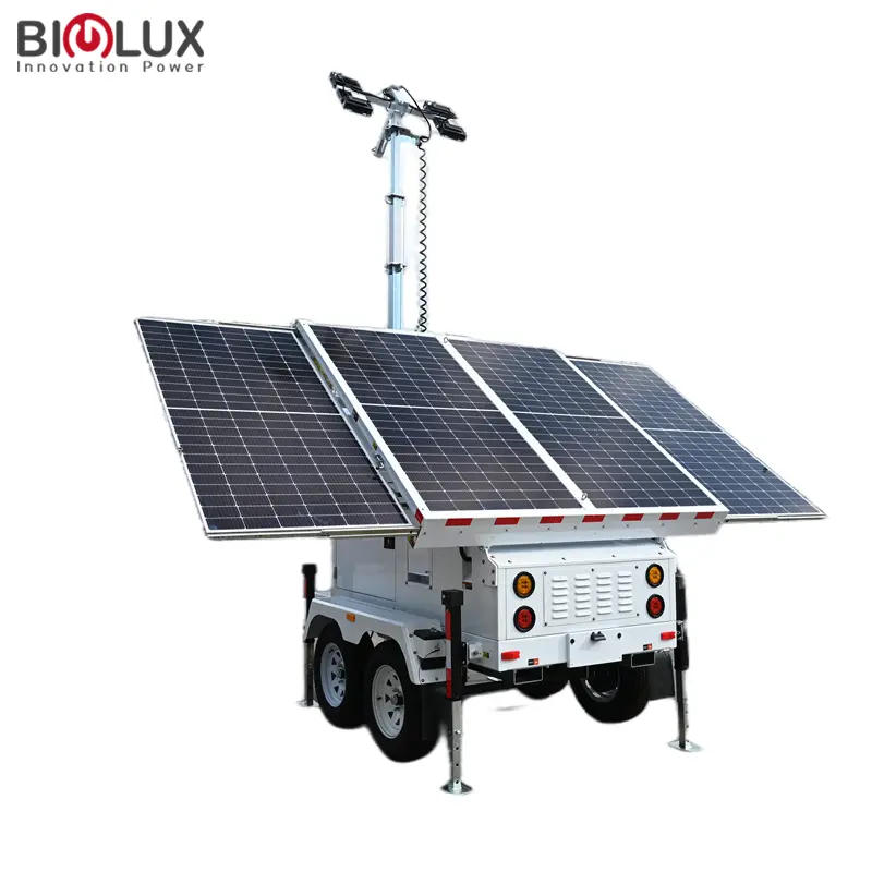 BIGLUX Brand 45 Days Electric Lifting 100kg Load Led Portable Light Tower US/EU/AU Standard Fa... 2