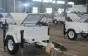Electric 2 at Rear Optional 100W with Sensor BIGLUX Brand Portable Solar Array Trailer Supplier 6