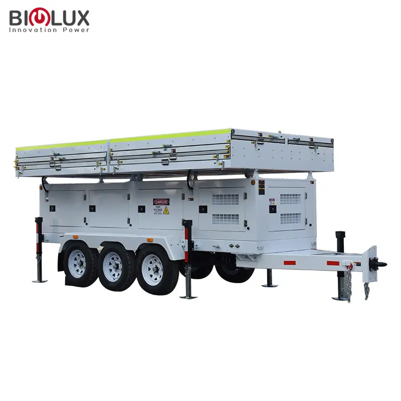 Mobile Solar Power Plant 32 × 200Ah 1 × AC240V / AC120V China Mobile Solar Power Plant Manufac... 2