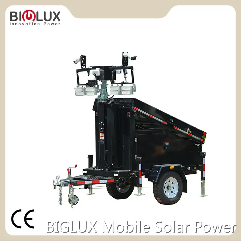 BIGLUX Portable CCTV Tower, MPPT Smart Controller, for Cameras Easy Mounting | BIGLUX 1