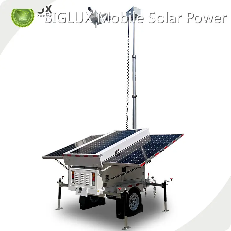 Custom Switch Solar Cctv Trailer Ball Hitch BIGLUX 1
