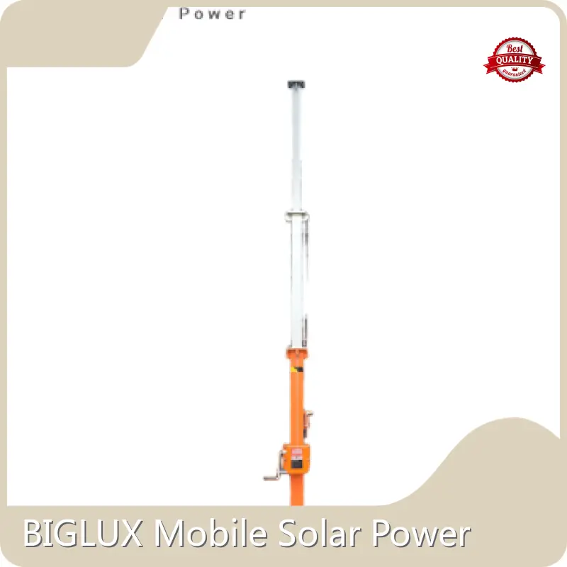 Solar Surveillance Trailer BIGLUX CHINA Solar Surveillance Trailer Manufacture 1