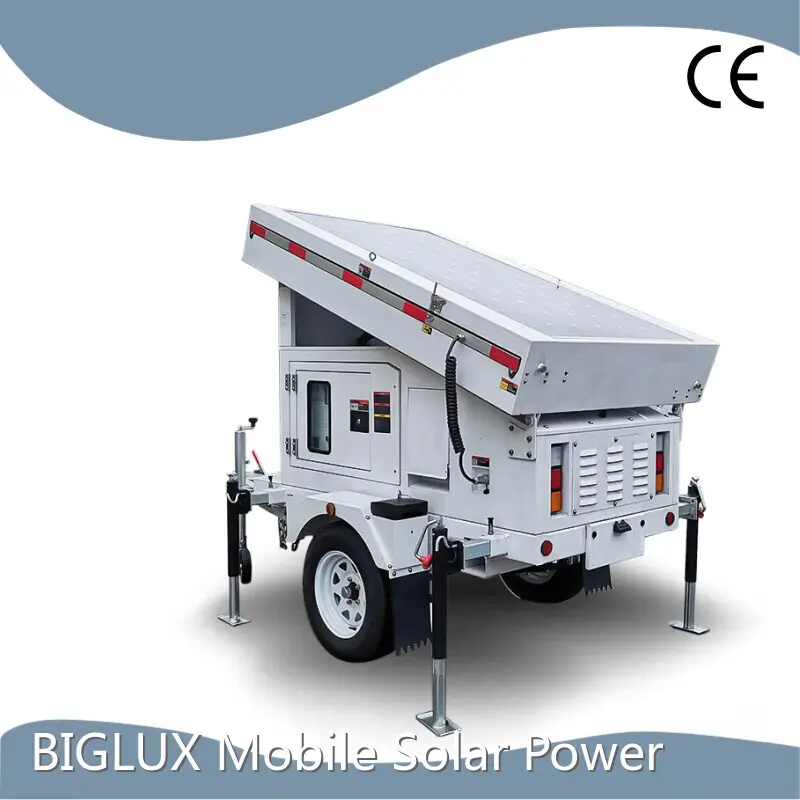95% Efficiency 1 × AC240V / AC120V 8.8 Hours Solar Mobile Generator BIGLUX Brand 1