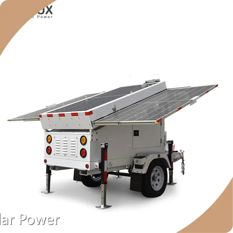 Dc Solar Mobile Solar Generator Trailer HP4603G 3*460w Bulk Buy 8.8 Hours BIGLUX 1