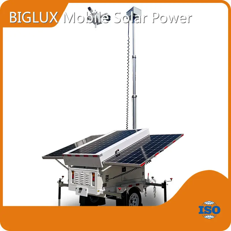 Mobile Security Camera Tower 4 Days for 80W Bulk Buy 3 × 460W BIGLUX 1