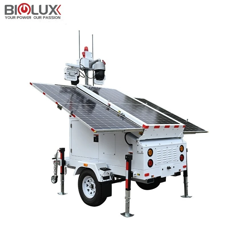 Mobile Solar Tower High Definition Surveillance Camera 1