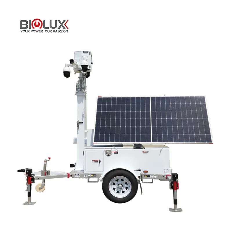 Mobile Solar CCTV Tower Mobile CCTV Tower Manufacturing 3