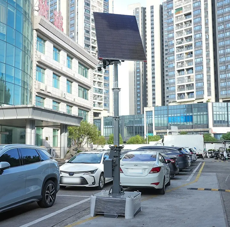 Portable CCTV Tower