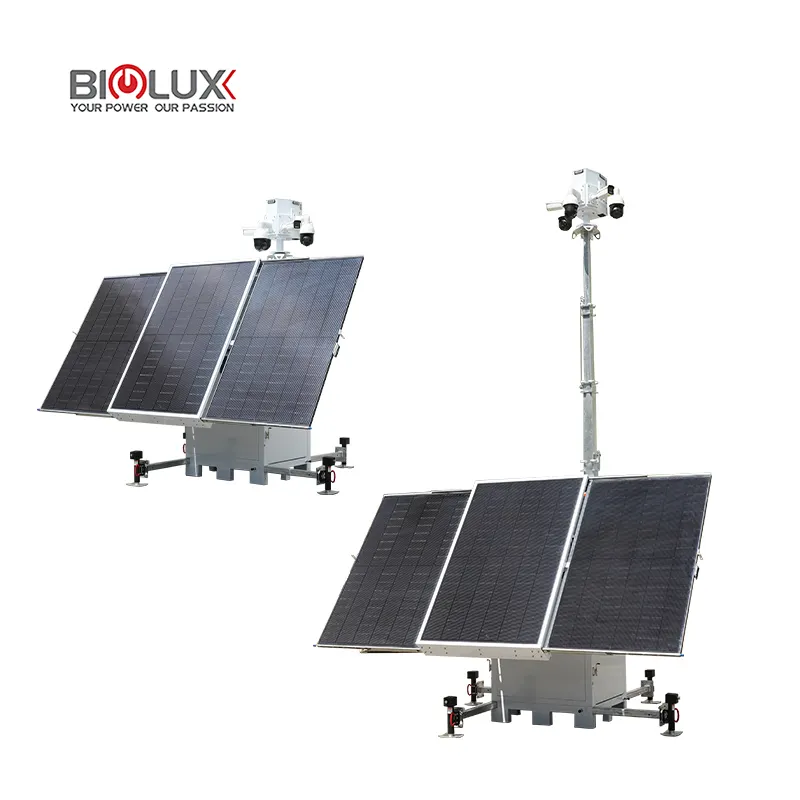 Factory Price Mobile CCTV Tower Factory for Public Security 4